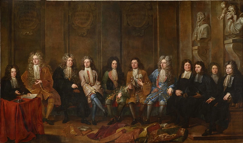 Membri del Consiglio della Corte dei Drappi di Bruxelles. 1699
